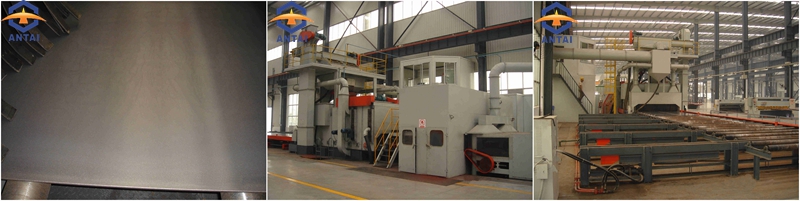 QXY3000 Steel Plate Preservation, Steel Plate Shot Blasting and Painting Drying Line, Steel Plate Shot Blasting Machine